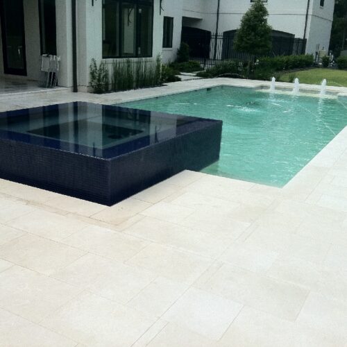 Freska Limestone Paver 16x24 Tumbled 2 White Gray Outdoor Floor Wall Pool Patio Backyard QDIsurfaces