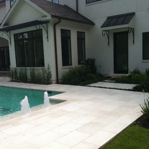 Freska Limestone Paver 16x24 Tumbled 7 White Gray Outdoor Floor Wall Pool Patio Backyard QDIsurfaces