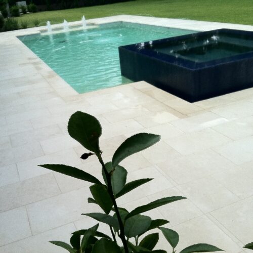 Freska Limestone Paver 16x24 Tumbled 8 White Gray Outdoor Floor Wall Pool Patio Backyard QDIsurfaces