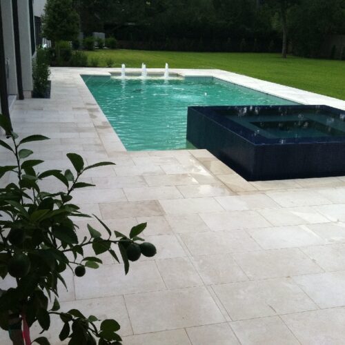 Freska Limestone Paver 16x24 Tumbled White Gray Outdoor Floor Wall Pool Patio Backyard QDIsurfaces