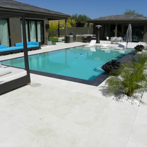 Freska Limestone Paver 24x24 Tumbled 14 White Gray Outdoor Floor Wall Pool Patio Backyard QDIsurfaces