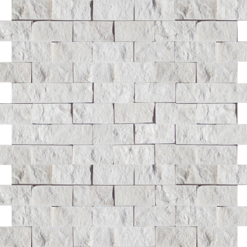 Freska 1"x2" Limestone Split-face Mosaic Tile