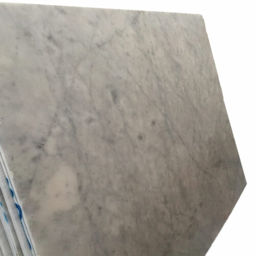 Lusso Carrara Slab 9x6 Polished Gray White Indoor Outdoor QDIsurfaces