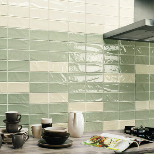 1 MANHATTAN 2nd Ave 3x6 ceramic wall tile QDI Surfaces product room scene 800x800 1