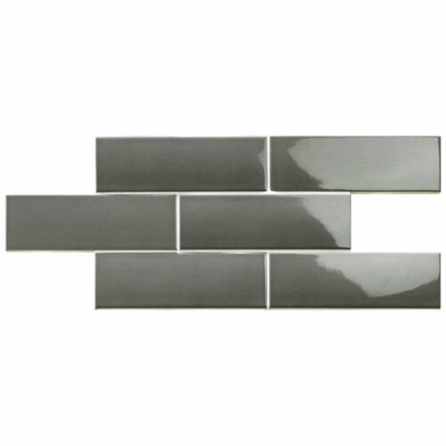 2 LONDON Coal 3x8.7 ceramic wall tile QDI Surfaces product image 800x800 1