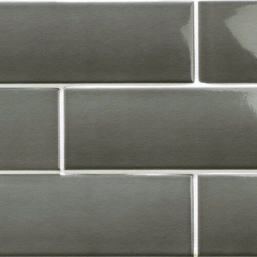 3 LONDON Coal 3x8.7 ceramic wall tile QDI Surfaces product close up 800x800 1