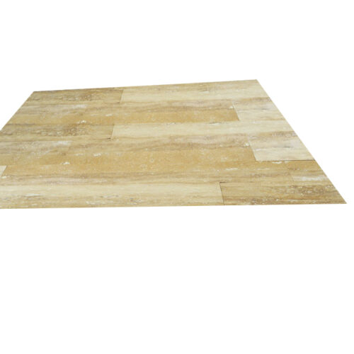 Ancient Castle Travertine Plank Floor Tile 6x32 Honed 2 Tan Brown Beige Cream Indoor Floor Wall Backsplash Countertop Tub