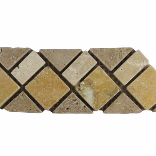 BRD07 110 Travertine Border Tile Tan Brown Beige Cream Indoor Wall Backsplash Tub Shower Vanity QDIsurfaces