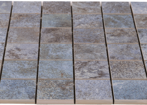 Ocean Blue Bali Brillo 2"x2" Porcelain Mosaic Tile