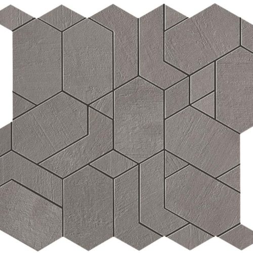 Boost Smoke Shapes Porcelain Mosaic Tile