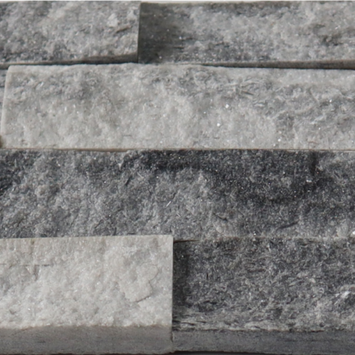 Cloudy Grey 6x24 quartzite ledgerstone QDI Surfaces 2