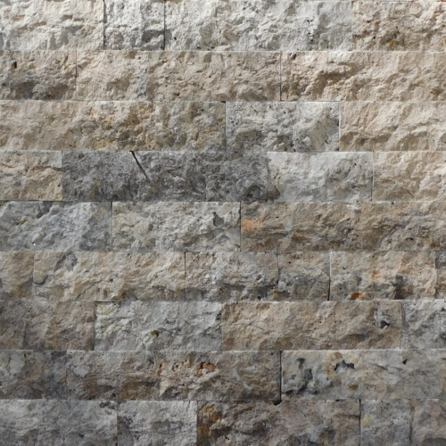 QDI Silver 4"x Random Travertine Split-face