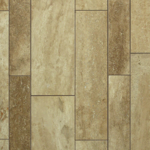 English Walnut Travertine Plank Floor Tile Tan Brown Beige Cream Indoor Floor Wall Backsplash Countertop Tub Shower Vanity