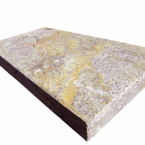 Fantastico Classic Travertine Paver 12x12 5cm Brushed Beige Cream Tan Brown White Gray Outdoor Floor Wall Pool Patio Backyard Tub