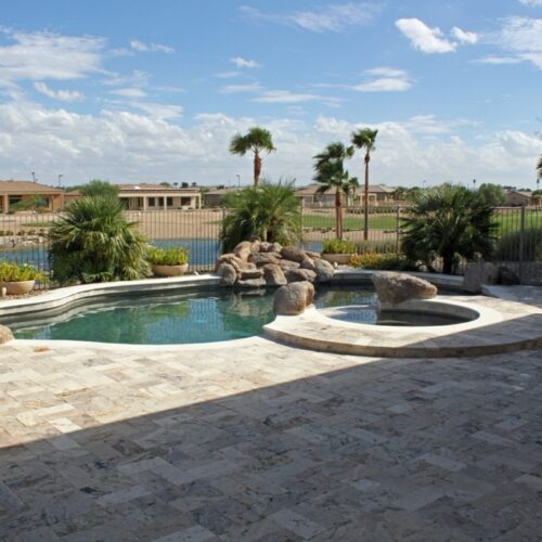 Fantastico Classic Travertine Paver 6x12 Tumbled 6 Beige Cream Tan Brown White Gray Outdoor Floor Wall Pool Patio Backyard Tub Shower