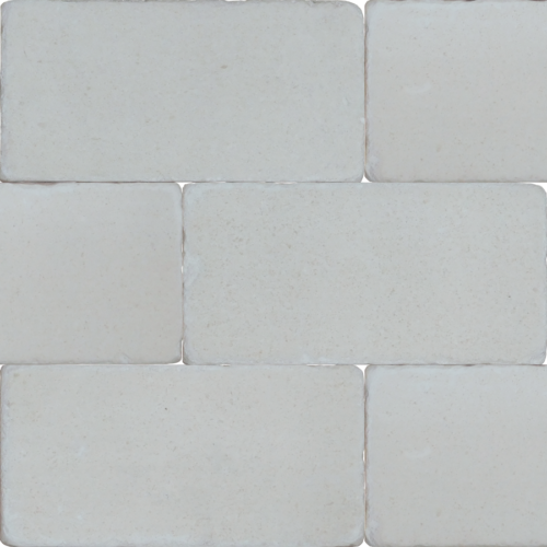 Freska 3x6 Tumbled Limestone Mosaic Tile