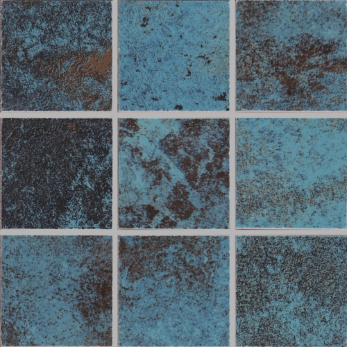 Ocean Green River Brillo 2"x2" Porcelain Mosaic Tile