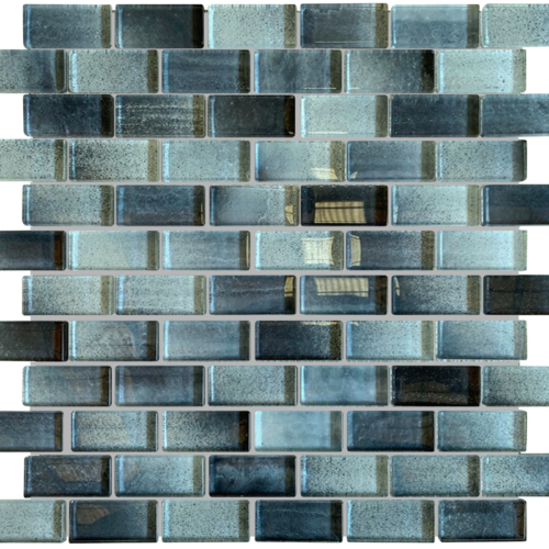 ISLANDS CAPRI 1x2 glass mosaic tile QDI Surfaces 1