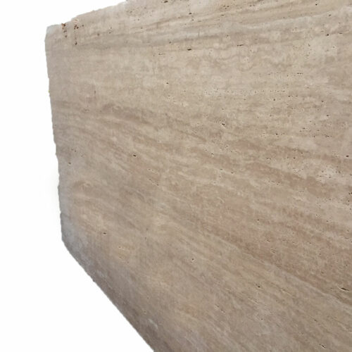 Ivory Beige Vein Cut Travertine Slab 9x6 Unfilled Honed Tan Brown Beige Cream Indoor Outdoor QDISurfaces.jpg