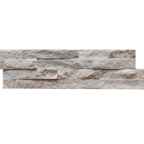 Ledgerstone Split Face Snowy Caramel Quartzite