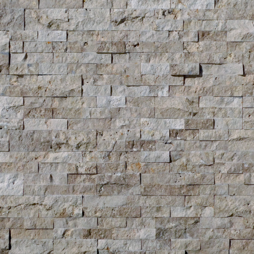 QDI Noce 2-Size Corner Piece Travertine Split-face Mosaic Tile