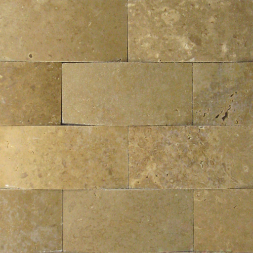 QDI Noce 2x4-3D Travertine Unfilled & Honed Mosaic Tile