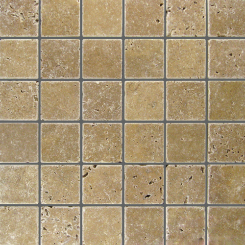 QDI Noce 2x2 Travertine Tumbled Mosaic Tile