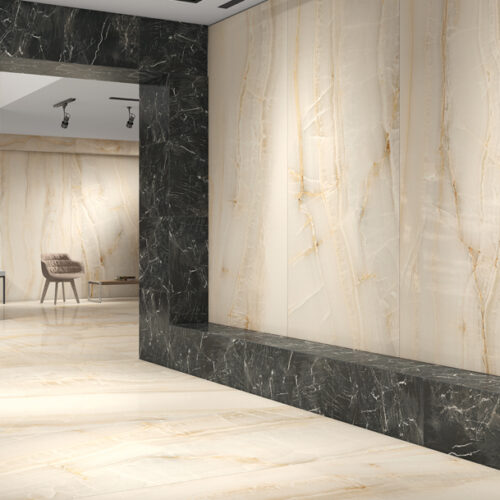 ONYX OPALE 48"x96" Glazed Rectified Polished Porcelain Slab