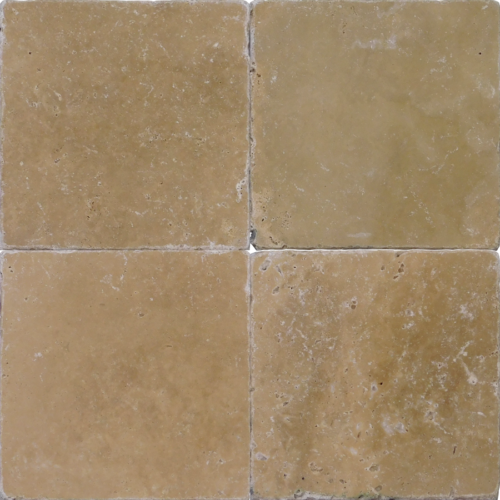 QDI Noce 6"x6" Travertine Tumbled Tile