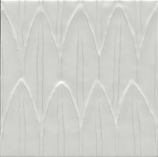 SOL Bianco Piuma 3D 6x6 Porcelain Pool Waterline Wall Tile Gray QDI Surfaces 3