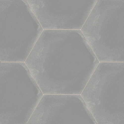 STRATFORD Light Grey 7x8 Hexagon Tile Floor Wall QDI Surfaces 1