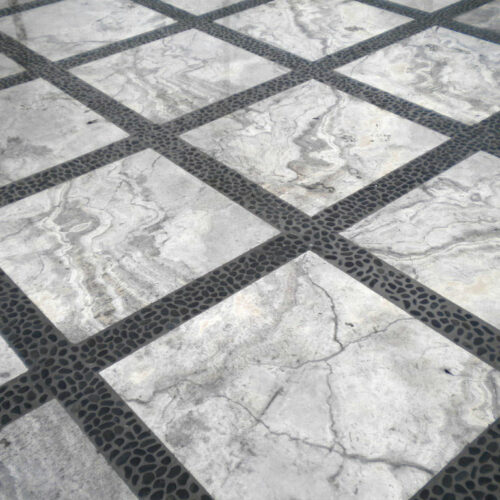 Silver Travertine Paver 24x24 Tumbled 4 Gray White Outdoor Floor Wall Pool Patio Backyard Tub Shower Vanity QDIsurfaces