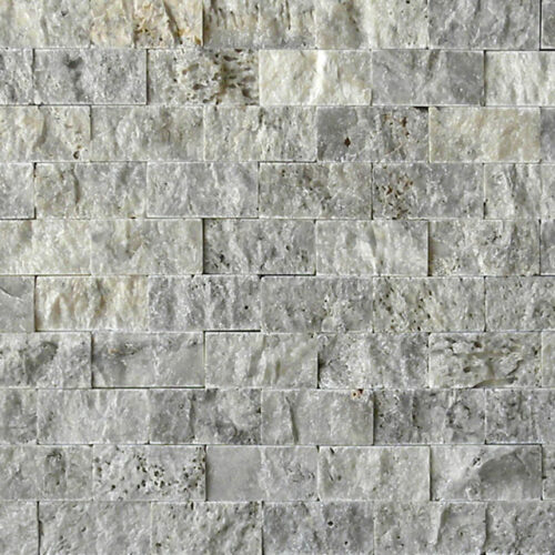 Silver Travertine Split Face Tile Beige Cream Gray White Indoor Outdoor Wall Backsplash Tub Shower Vanity QDIsurfaces