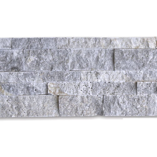 Silver Travertine Split Face Tile Z Pattern Split Face Beige Cream Gray White Indoor Outdoor Wall Backsplash Tub Shower Vanity QDIsurfaces.jpg